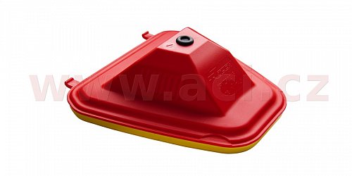 vrchní kryt vzduchového filtru Yamaha, RTECH (červeno-žlutý)